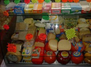 Cheese selection at Benedito's